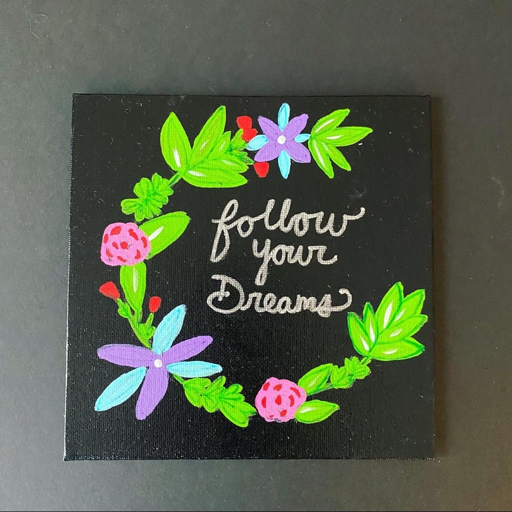 6 x 6 original art piece!